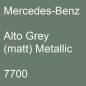 Preview: Mercedes-Benz, Alto Grey (matt) Metallic, 7700.